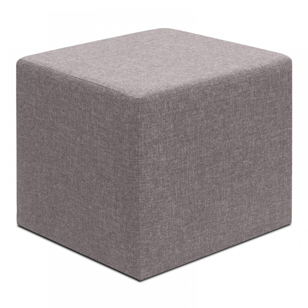 Σκαμπώ Linda Megapap υφασμάτινο χρώμα καφέ 40x40x40εκ.