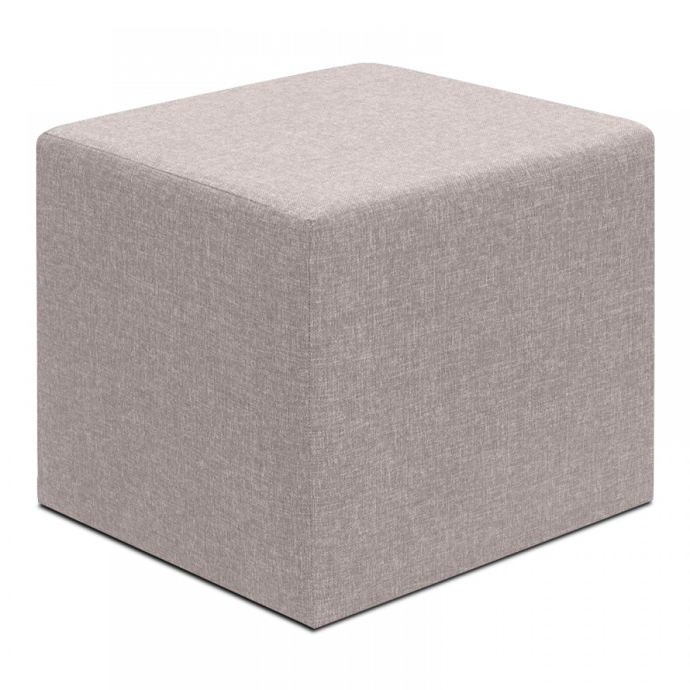Σκαμπώ Linda Megapap υφασμάτινο χρώμα μπεζ 40x40x40εκ.