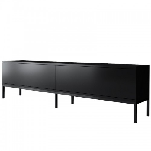 Έπιπλο τηλεόρασης Lord Megapap χρώμα μαύρο 180x30x47εκ.