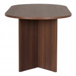 Τραπέζι Sablin Megapap χρώμα καρυδί 180x89,5x75εκ.