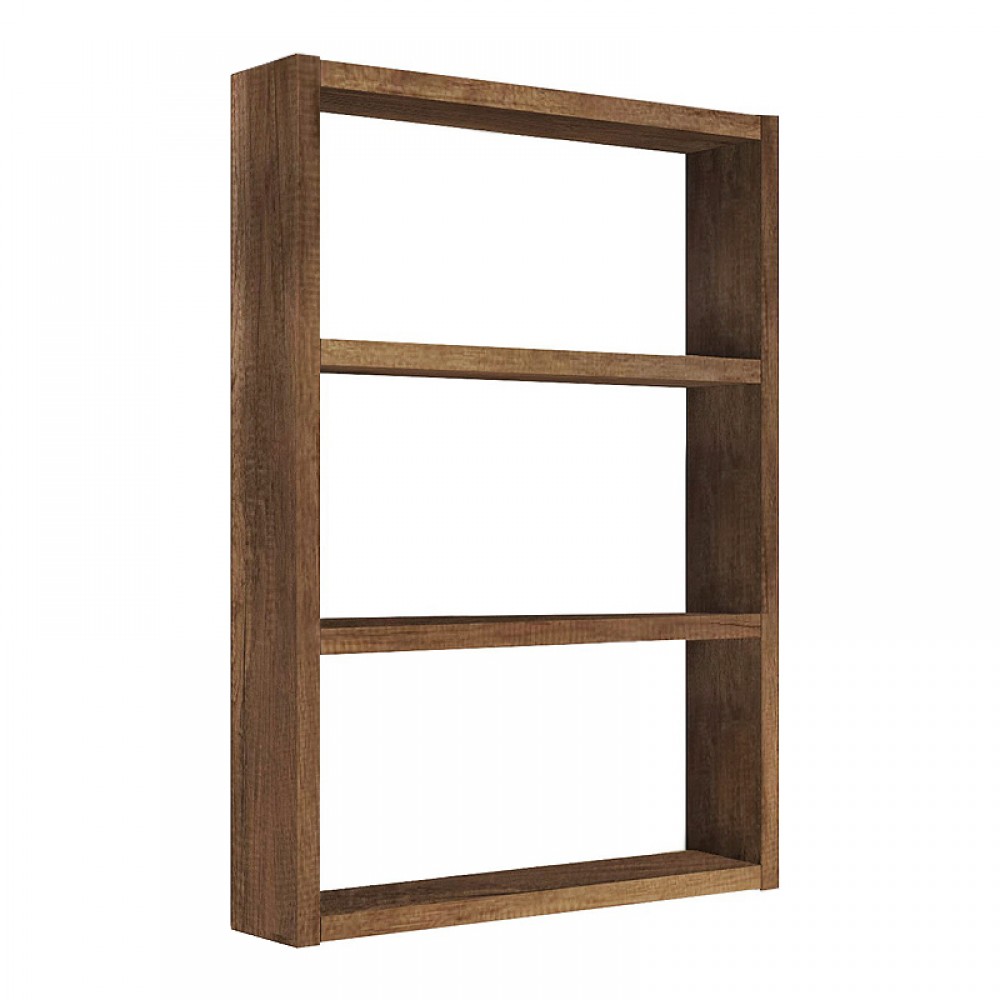 Ραφιέρα τοίχου Prena Megapap χρώμα καρυδί 43,2x9x60εκ.