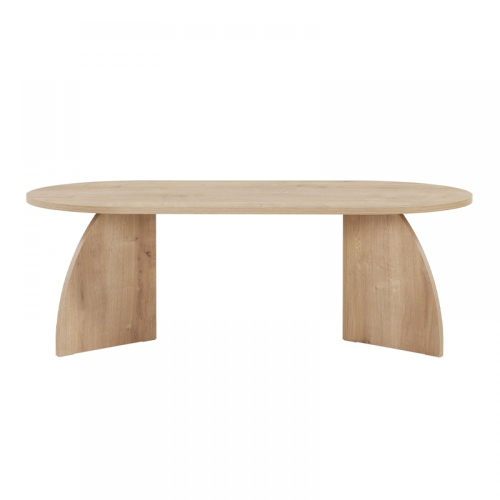 Τραπεζάκι σαλονιού Melina Megapap χρώμα sapphire oak 120x60x40εκ.