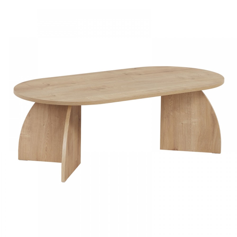 Τραπεζάκι σαλονιού Melina Megapap χρώμα sapphire oak 120x60x40εκ.