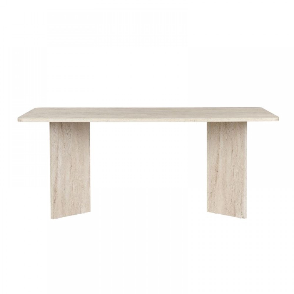 Τραπέζι Linza Megapap χρώμα travertine 180x90x75εκ.