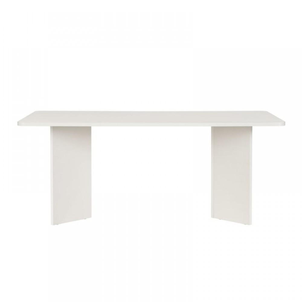 Τραπέζι Linza Megapap χρώμα λευκό 180x90x75εκ.