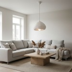 Φωτιστικό οροφής Lora Megapap E27 fiberglass μονόφωτο χρώμα λευκό 32x28x120εκ.