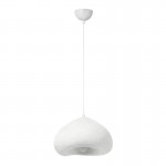 Φωτιστικό οροφής Nua Megapap E27 fiberglass μονόφωτο χρώμα λευκό 40x38x120εκ.