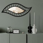 Διακοσμητικό τοίχου Veno Μegapap με plexiglass 65x10x29εκ.