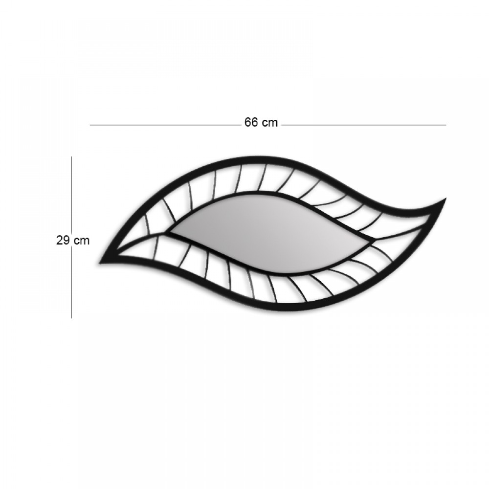 Διακοσμητικό τοίχου Veno Μegapap με plexiglass 65x10x29εκ.