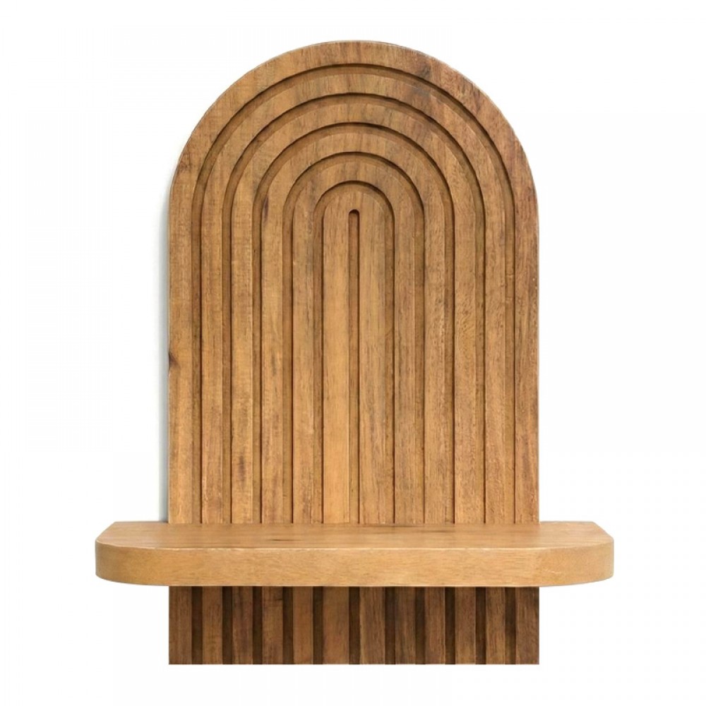 Ραφιέρα τοίχου Artwill Megapap Mdf χρώμα oak 26x13x35εκ.