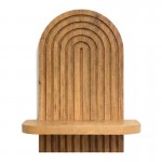 Ραφιέρα τοίχου Artwill Megapap Mdf χρώμα oak 26x13x35εκ.