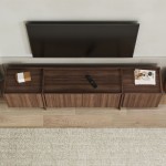 Έπιπλο τηλεόρασης Dorma Megapap χρώμα καρυδί 180x35x46,2εκ.