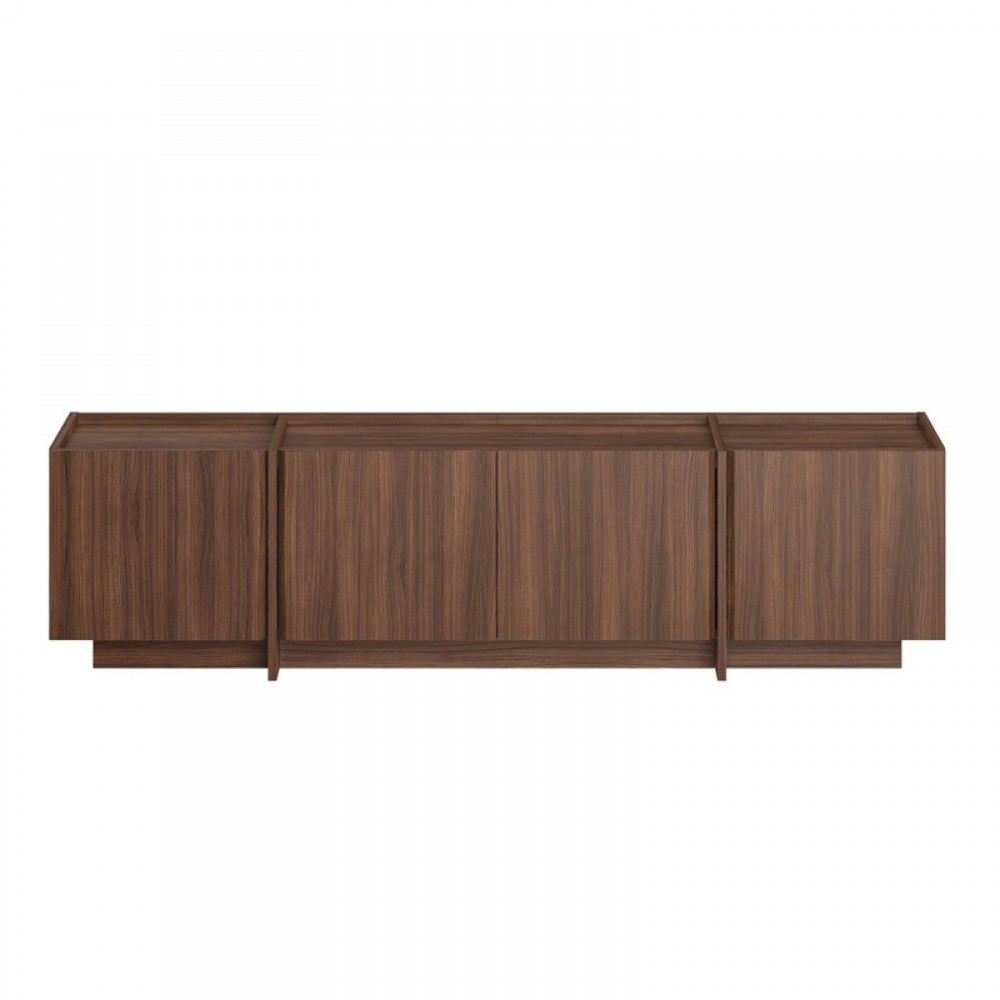 Έπιπλο τηλεόρασης Dorma Megapap χρώμα καρυδί 180x35x46,2εκ.