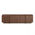 Έπιπλο τηλεόρασης Dorma Megapap χρώμα καρυδί 180x35x46,2εκ.