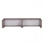 Έπιπλο τηλεόρασης Aurelia Megapap χρώμα μόκα 180x32x45εκ.