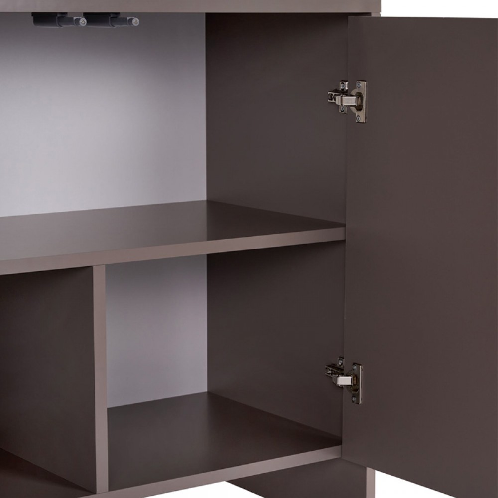 Μπουφές Aurelia Megapap χρώμα μόκα 180x45x80εκ.
