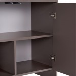 Μπουφές Aurelia Megapap χρώμα μόκα 180x45x80εκ.