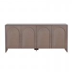 Μπουφές Aurelia Megapap χρώμα μόκα 180x45x80εκ.