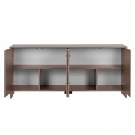 Μπουφές Aurelia Megapap χρώμα μόκα 180x45x80εκ.