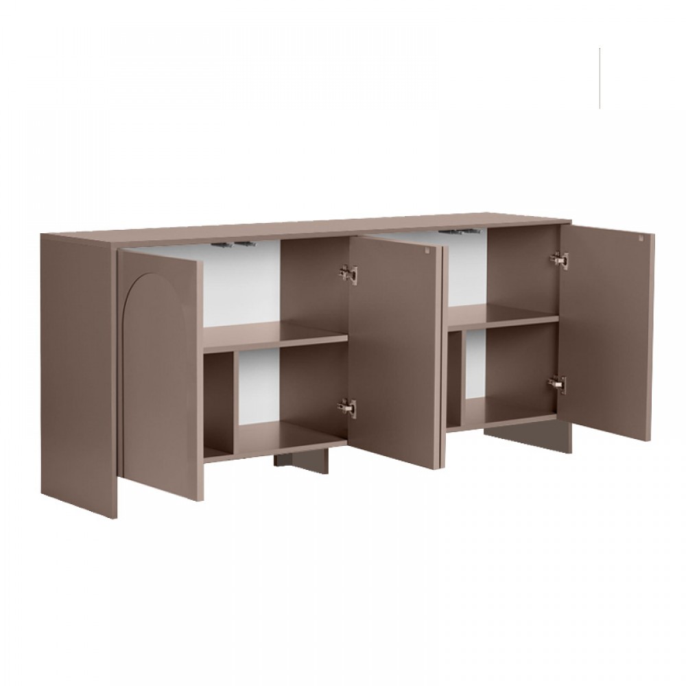 Μπουφές Aurelia Megapap χρώμα μόκα 180x45x80εκ.