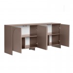 Μπουφές Aurelia Megapap χρώμα μόκα 180x45x80εκ.