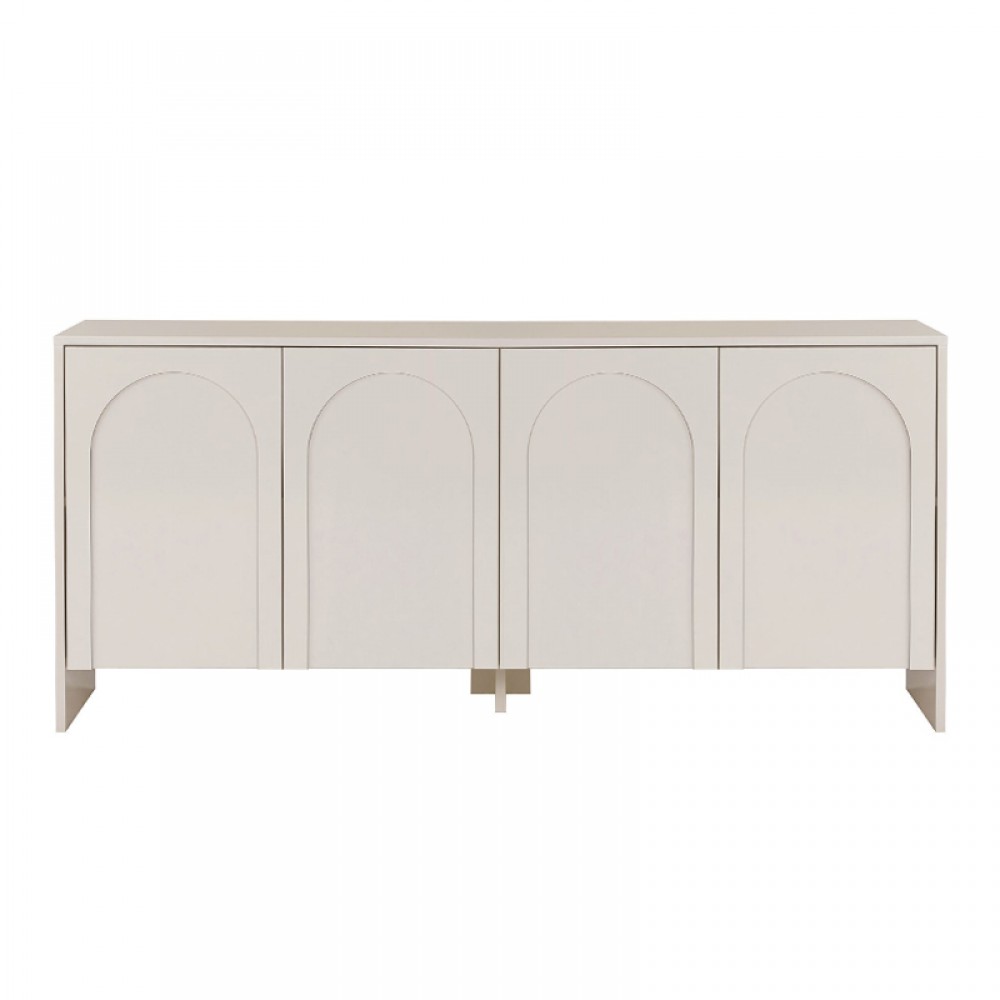 Μπουφές Aurelia Megapap χρώμα κρεμ 180x45x80εκ.