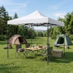 Κιόσκι - Gazebo Bari Megapap πτυσσόμενο μεταλλικός σκελετός - αδιάβροχο ύφασμα χρώμα λευκό 3x3x3,10m.