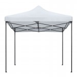 Κιόσκι - Gazebo Bari Megapap πτυσσόμενο μεταλλικός σκελετός - αδιάβροχο ύφασμα χρώμα λευκό 3x3x3,10m.
