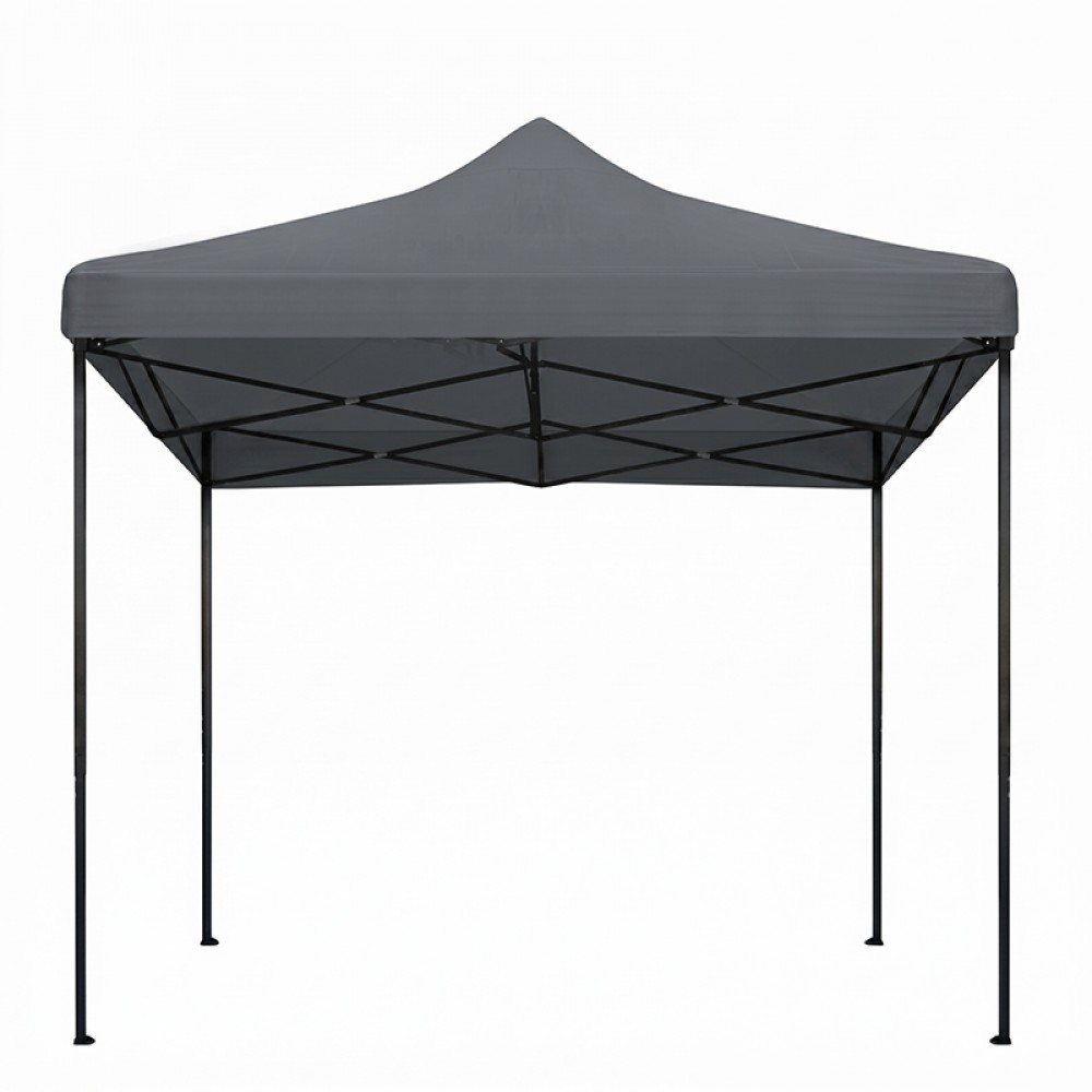 Κιόσκι - Gazebo Bari Megapap πτυσσόμενο μεταλλικός σκελετός - αδιάβροχο ύφασμα χρώμα γκρι 3x3x3,10m.