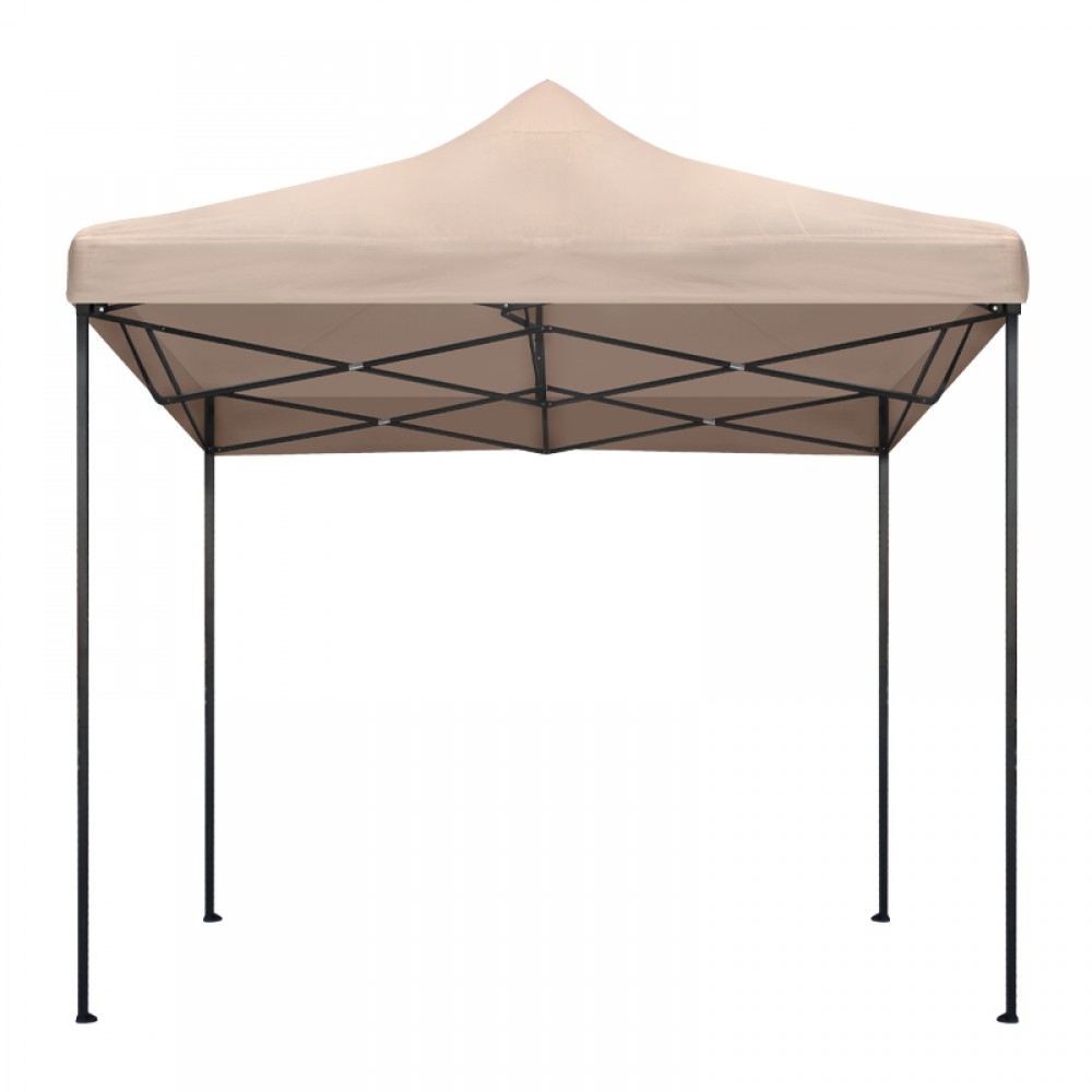 Κιόσκι - Gazebo Bari Megapap πτυσσόμενο μεταλλικός σκελετός - αδιάβροχο ύφασμα χρώμα της άμμου 3x3x3,10m.