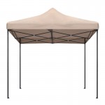 Κιόσκι - Gazebo Bari Megapap πτυσσόμενο μεταλλικός σκελετός - αδιάβροχο ύφασμα χρώμα της άμμου 3x3x3,10m.