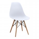 Σετ τραπεζαρία 5τμχ Darlen - Nova Megapap χρώμα sencron black - λευκό 125x72x74εκ.