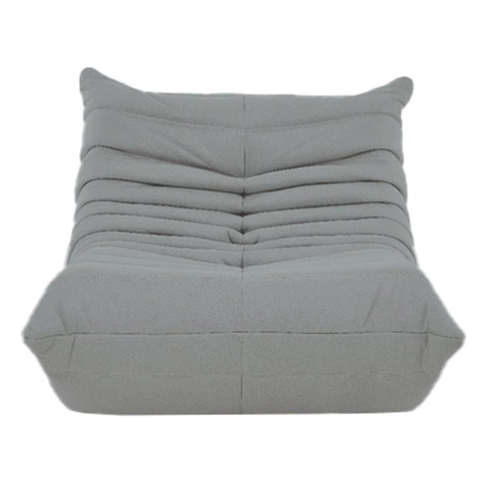 Πολυθρόνα Nextdeco Togo Alcantara ανοιχτό γκρί Y70x85x103εκ