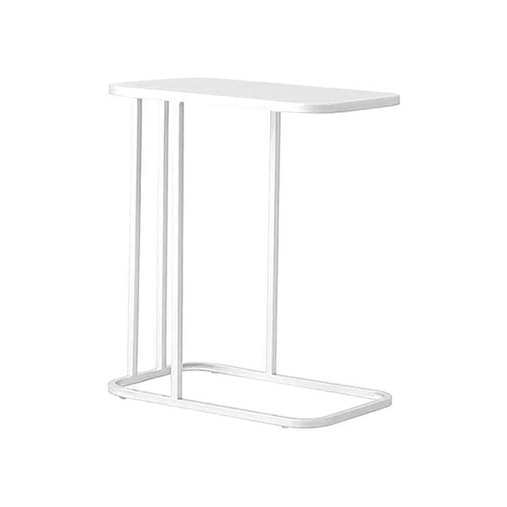 Τραπεζάκι μεταλλικό Nextdeco λευκό Υ55x45x25εκ.