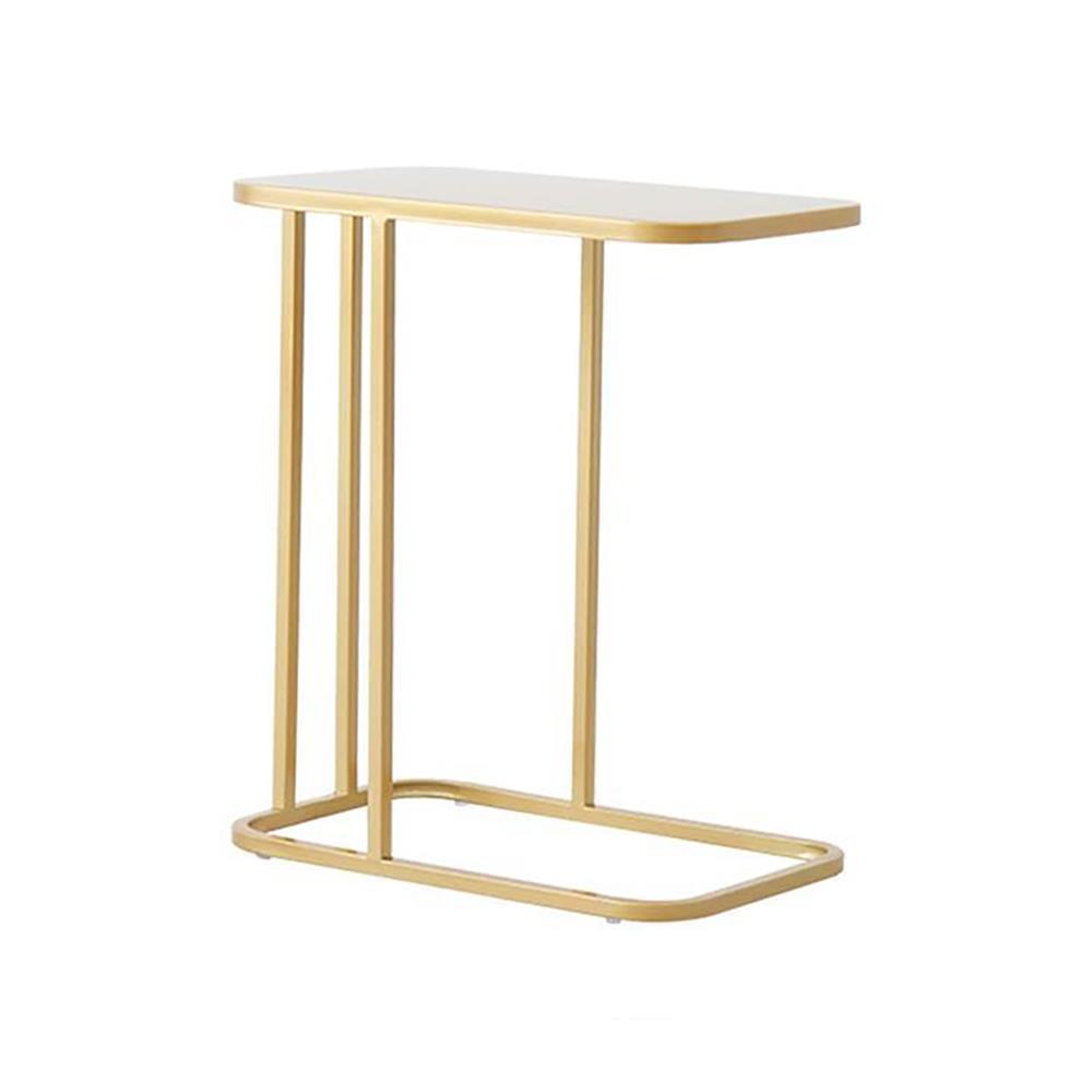 Τραπεζάκι μεταλλικό Nextdeco κίτρινο Υ55x45x25εκ.