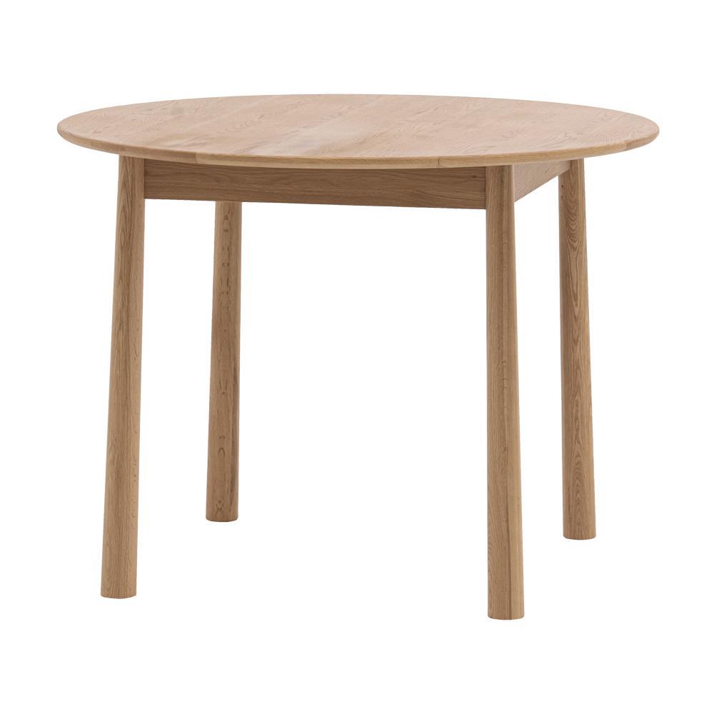 Τραπέζι στρυγγυλό Nextdeco μασίφ ξύλο δρυός Υ75xØ100εκ.