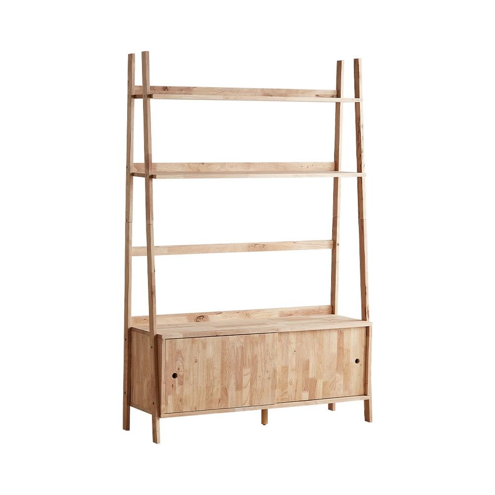 Ραφιέρα επιπλο TV Nextdeco Natural μασίφ ξύλο Υ180x120x37,5εκ.