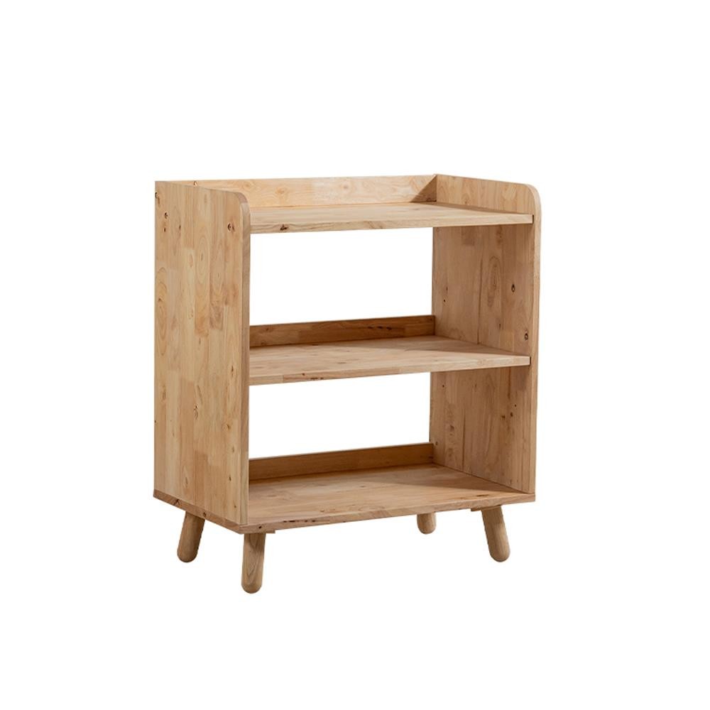 Ραφιέρα Nextdeco Natural μασίφ ξύλο Υ80x70x40εκ.