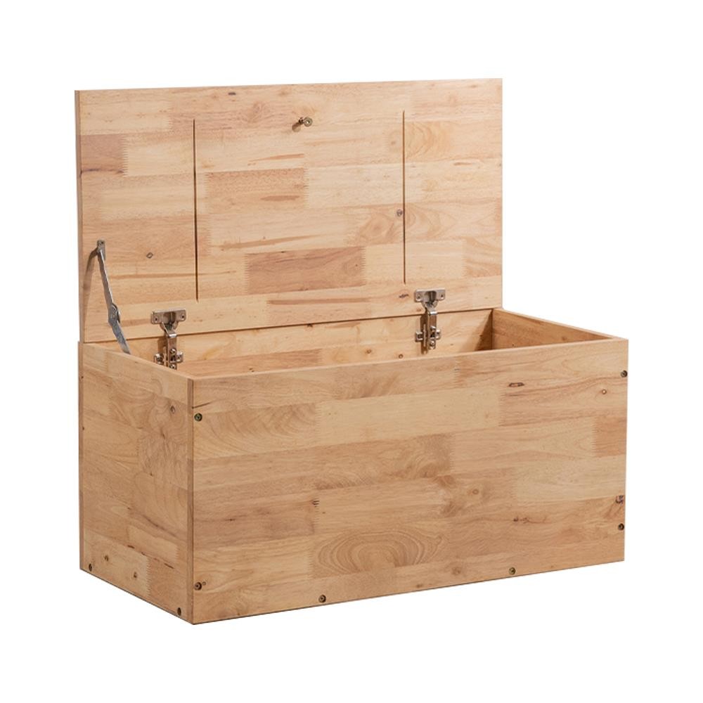 Ξύλινο κουτί ορθογώνιο Nextdeco Natural Υ39x40x80εκ.