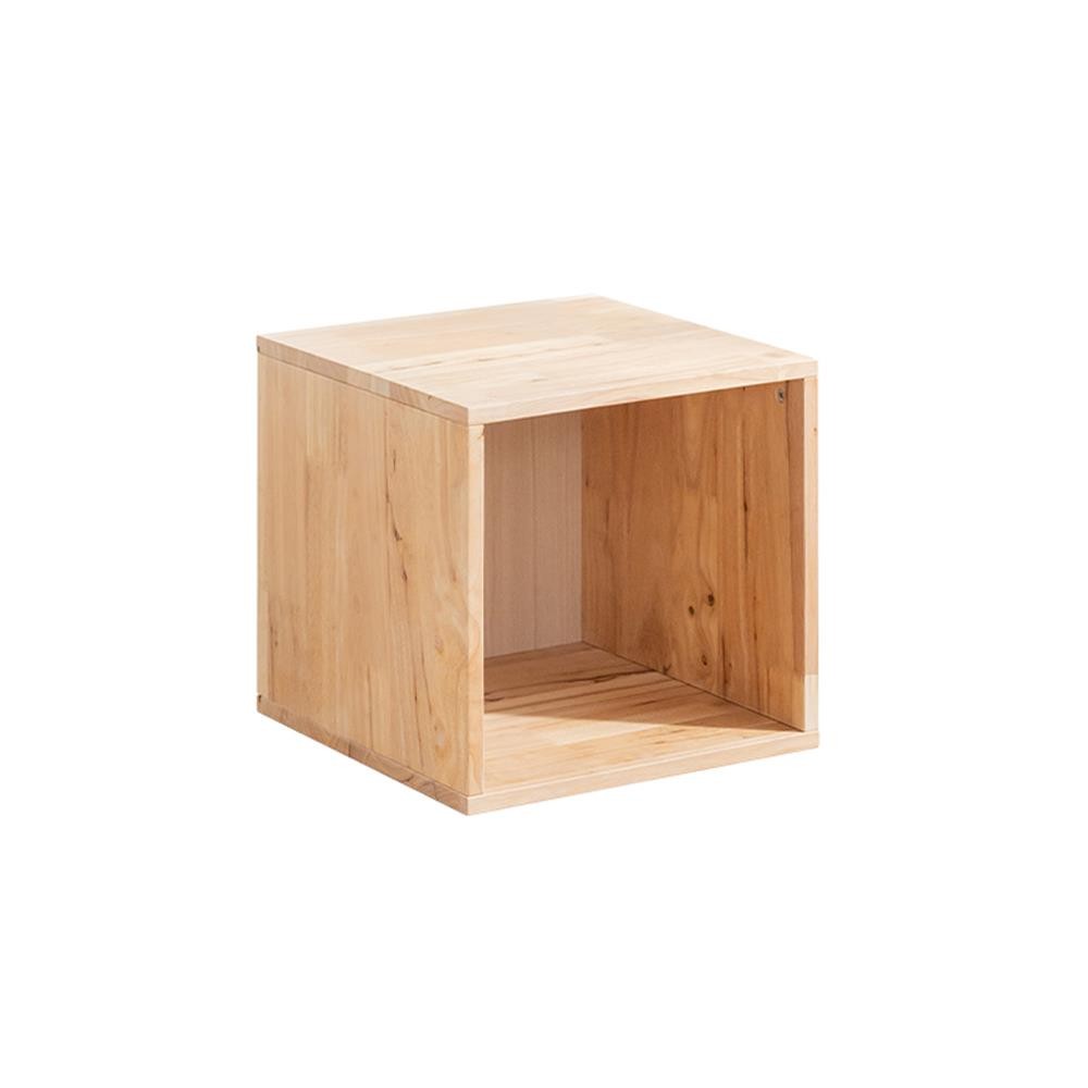 Ξύλινο κουτί τετράγωνο ανοιχτό Nextdeco Natural Υ39x40x40εκ.