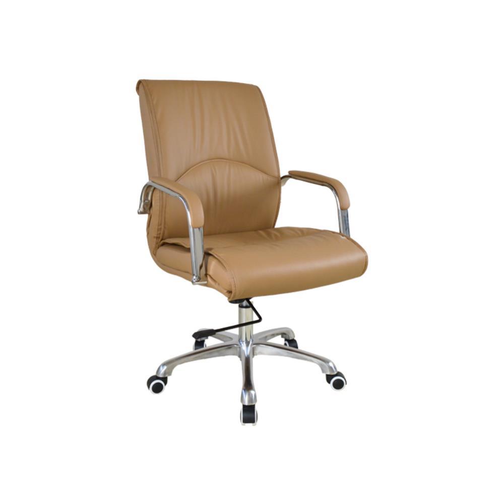 Καρέκλα γραφείου διευθυντική τροχήλατη Nextdeco Beluga camel Υ114-106x50x76εκ