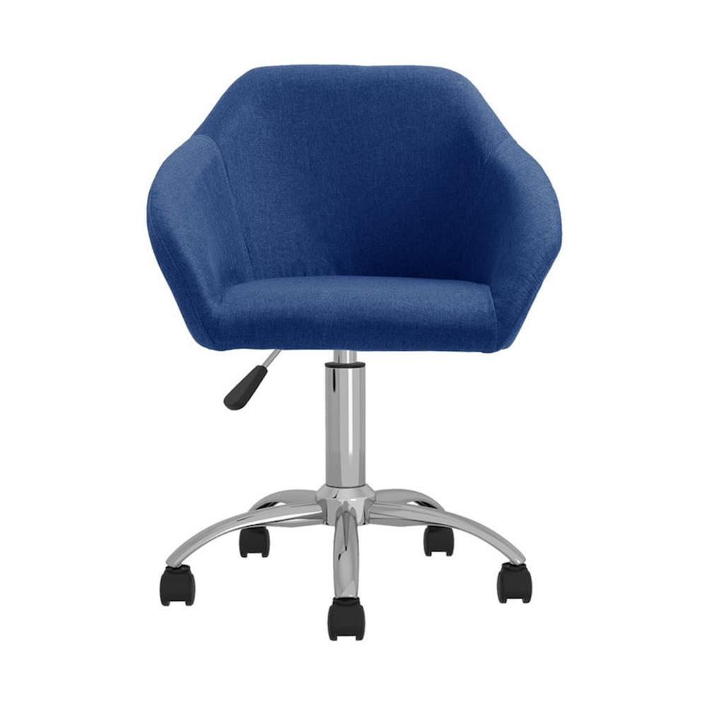 Καρέκλα γραφείου υφασμάτινη Nextdeco Jasper μπλε - πετρόλ

 Υ88-78x54x54 εκ