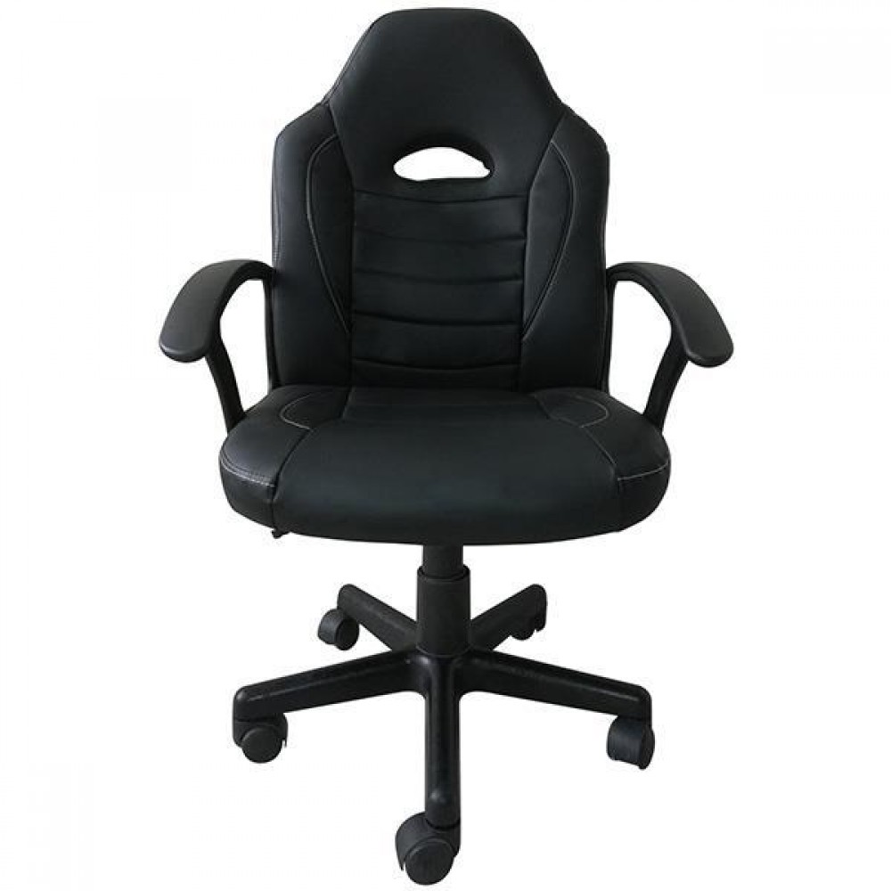 Καρέκλα gaming τροχήλατη Nexrdeco μαύρη Y96x63x64εκ.