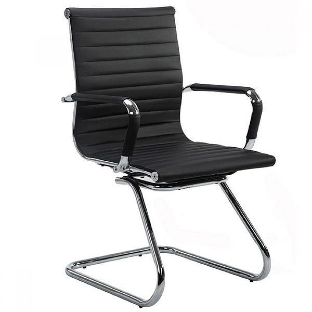 Καρέκλα επισκέπτη Nextdeco μαύρη 110χ64x94εκ.