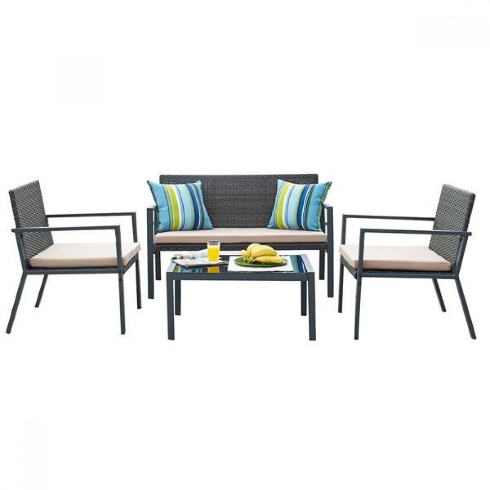 Ibiza σετ σαλόνι εξωτερικού χώρου 4τμχ