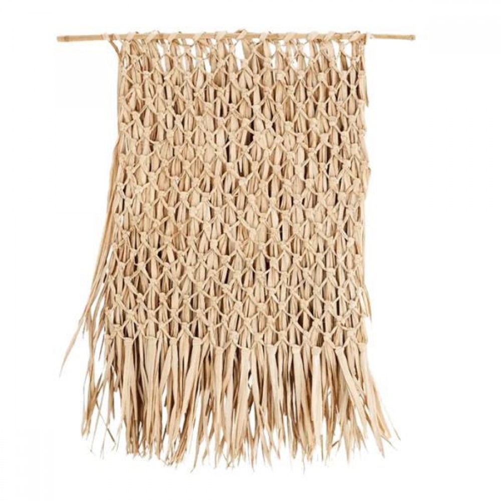 Ψάθινο διακοσμητικό τοίχου boho 70x98εκ.