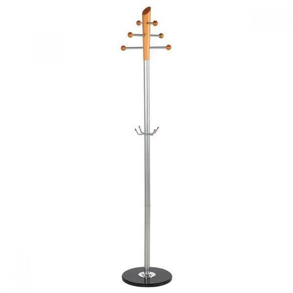 Καλόγερος χρωμίου με μαρμάρινη βάση Υ1,84x35x35εκ.