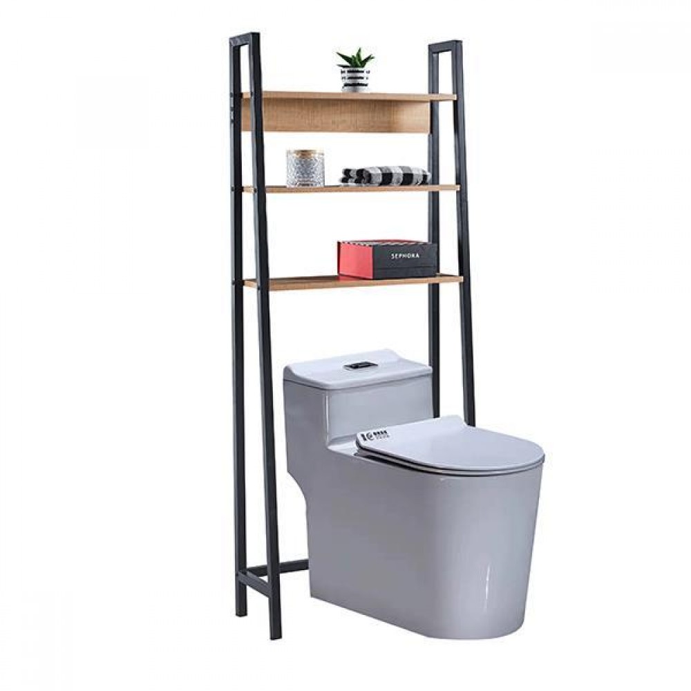 Ραφιέρα μπάνιου Nextdeco ξύλο και μέταλλο Υ156x64x25εκ.