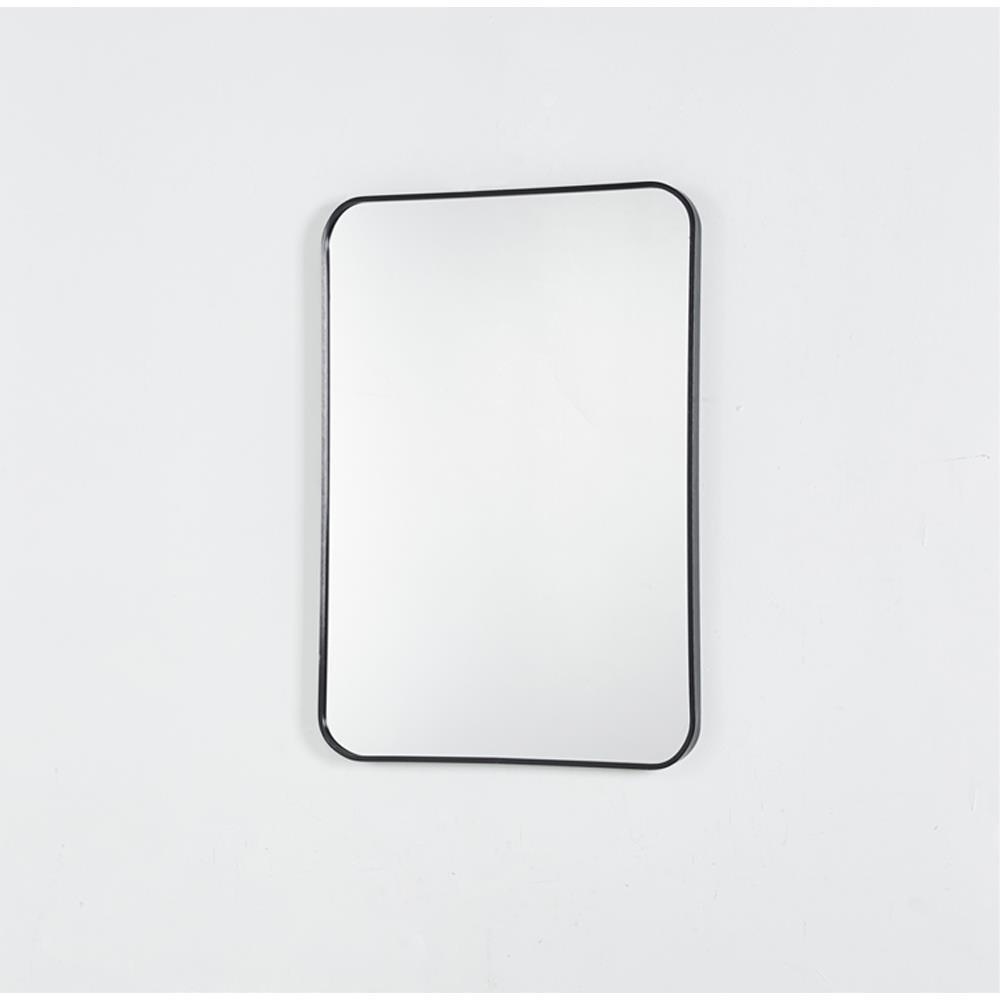 Καθρέφτης επιτοίχιος ορθογώνιος Nextdeco μαύρο μεταλλικό πλαίσιο 50x70εκ.