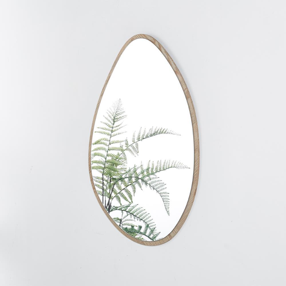 Καθρέφτης επιτοίχιος Nextdeco ξύλινο πλαίσιο 50x80εκ.